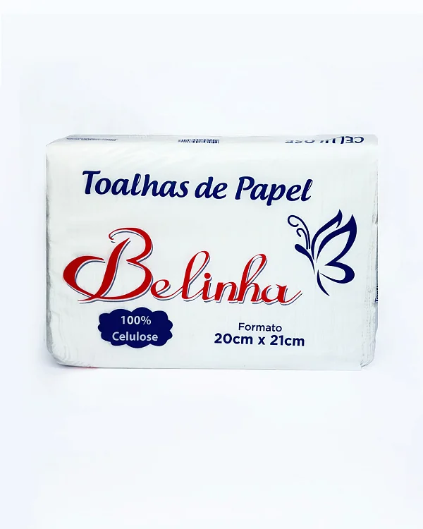 Papel toalha interfolha Luxo 23x21cm 5 pacotes