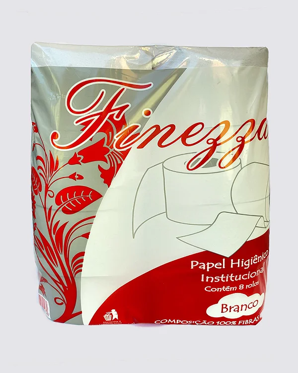 Papel higiênico Industrial Branco 8 rolos x 150m