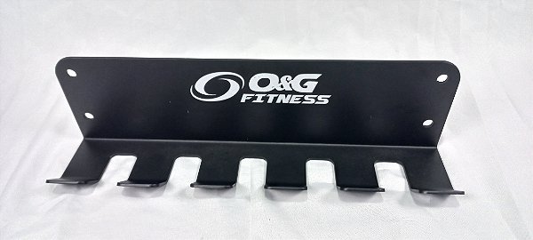 SUPORTE PARA  BARRAS OLIMPICAS 5 POSIÇÕES HORIZONTAL