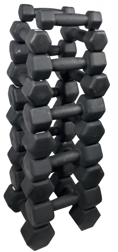 HALTERES SEXTAVADOS TEXTURIZADOS
