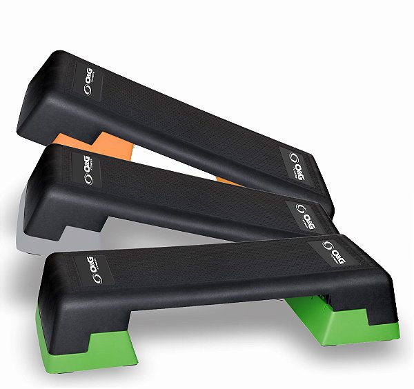 STEP DE POLIPROPILENO COM ALTURA REGULÁVEL 90x39cm