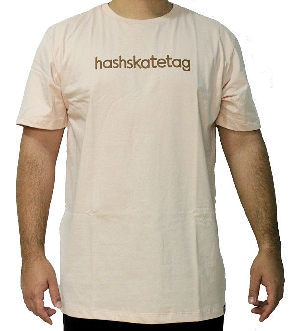 Camiseta Logo Hashskatetag Rose