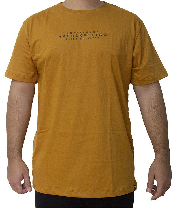 Camiseta Hashskatetag League Caramelo
