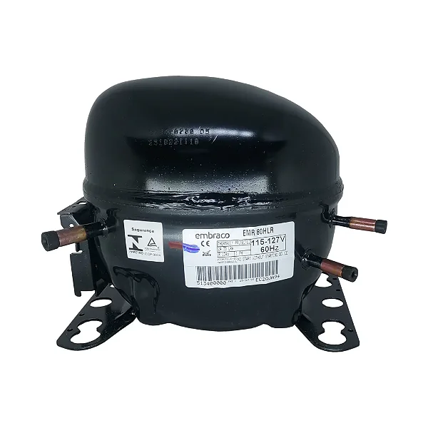 COMPRESSOR EMBRACO 1/4+HP COQUINHO 220V R134A - EMR80HLR2