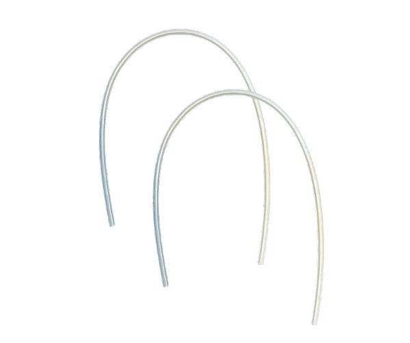 CONJUNTO DE DUAS MANGUEIRA DE SILICONE DA BOMBA DE AR MÁQUINA DE SORVETE ELGIN GELATTA (GS047B)