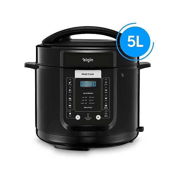 PANELA DE PRESSÃO DIGITAL ELGIN MULTI COOK 5 LITROS 900W 127V - 42PPD1001000