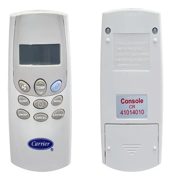 CONTROLE REMOTO SPLIT PISO TETO CARRIER 18 A 60.000 BTUS - 41014010