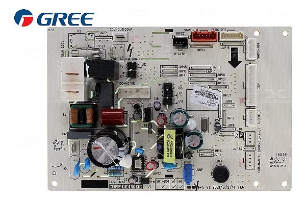 PLACA DA EVAPORADORA SPLIT GREE INVERTER G-TOP PLUS 18 A 24.000 BTUS - 300002062614