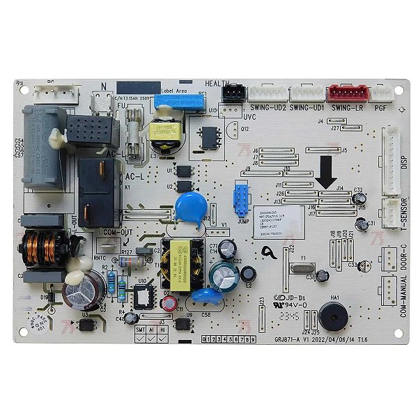 PLACA DA EVAPORADORA SPLIT GREE INVERTER G-TOP PLUS 12.000 BTUS - 300002061303