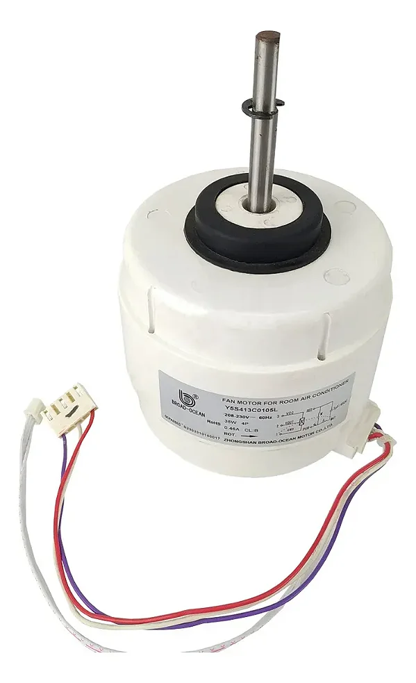 MOTOR VENTILADOR EVAPORADORA AGRATTO 22 A 30.000 BTU/H - Y5S413C0105L