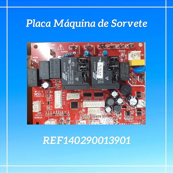 PLACA PRINCIPAL MÁQUINA DE SORVETE ELGIN GELATTA SOFT E2 - GS023B