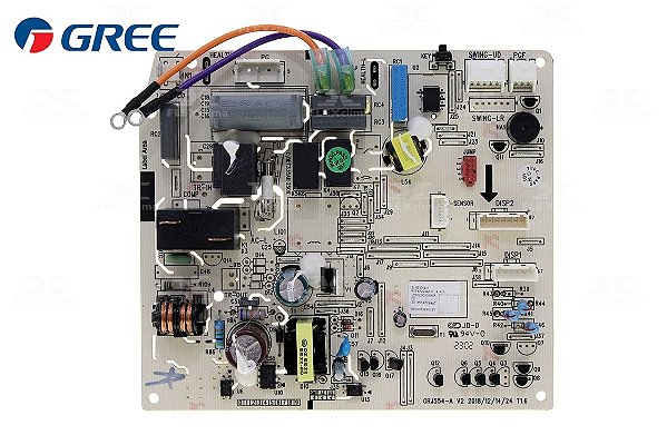 PLACA DA EVAPORADORA SPLIT GREE G-TOP E  ECO GARDEN ON-OFF 9.000 BTUS - 30135000110