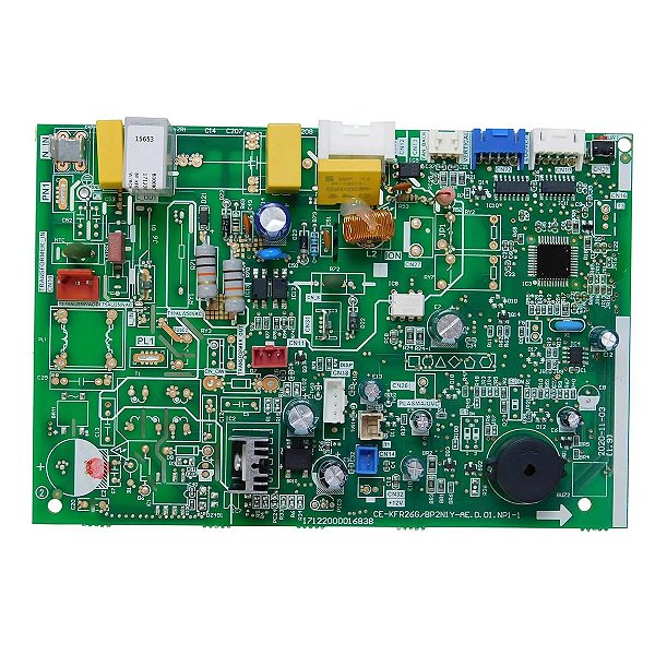 PLACA DA EVAPORADORA SPLIT SPRINGER MIDEA 22.000 BTUS - 17122000A15653