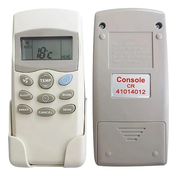 Controle Remoto Para Ar Condicionado Springer Cr 41014012 Cor Cinza
