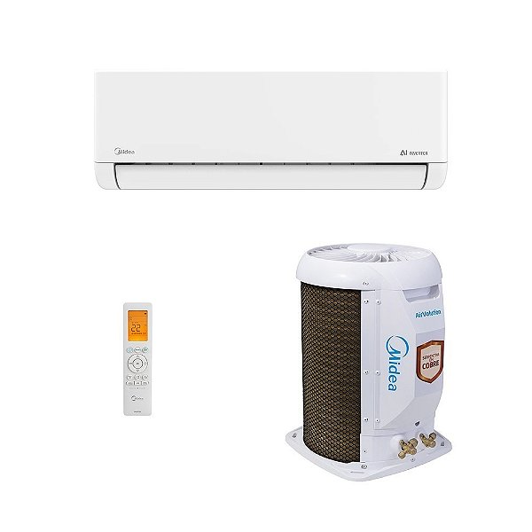 AR CONDICIONADO SPLIT MIDEA INVERTER AI AIRVOLUTION 12.000 BTUS FRIO 220V R32 - 38TAVCA12M5-42EFVCA12M5