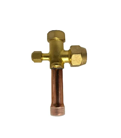 VÁLVULA DE SERVIÇO 1/4 C/ACESSO 1/4SAE TIPO SCHRADER