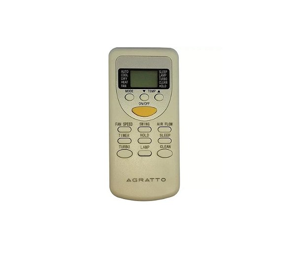 CONTROLE REMOTO SPLIT ELGIN AGRATTO ONE 9 A 12.000 BTUS - ACS9 - ACS12