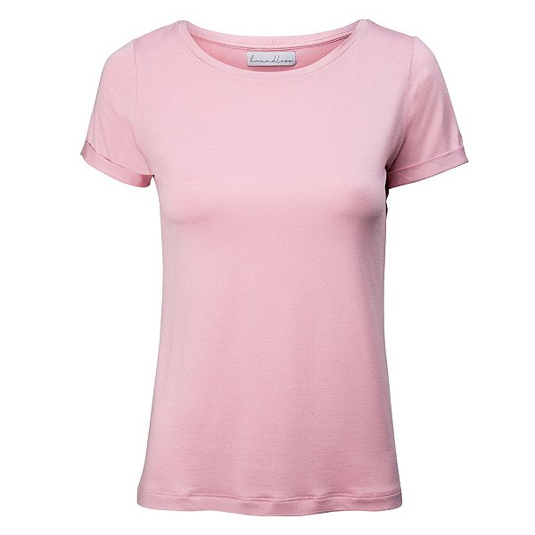 TShirt Gola C Modal Rosa Matte