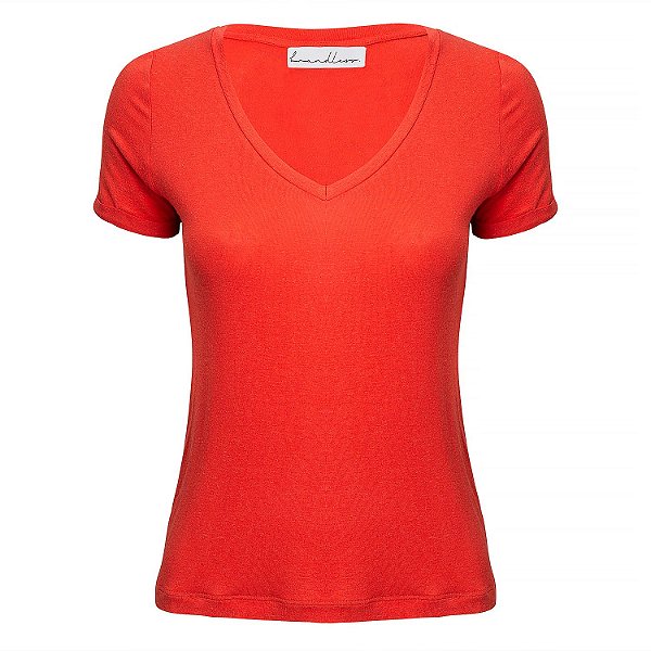 T-Shirt Linho Coral