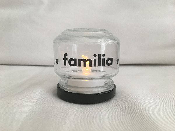 Mini Luminária de Led (6 cm) - FAMÍLIA (1 unidade)
