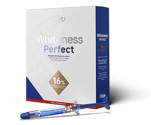 Clareador Whiteness Perfect Kit com 5 Seringas - FGM