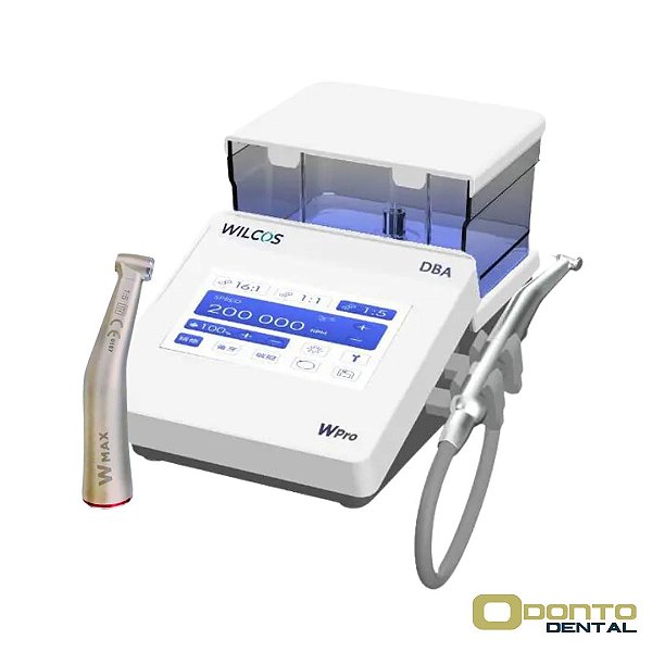 Micromotor Elétrico W PRO e Contra Ângulo 1:5 LED W MAX - Wilcos