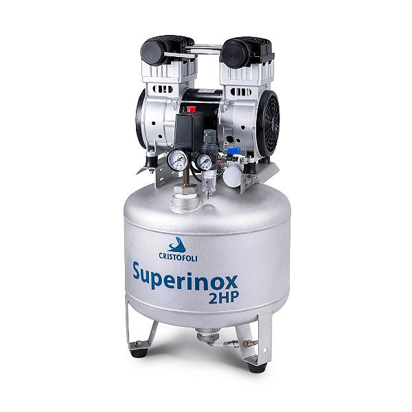 Compressor Odontológico 40L 2HP Isento de Óleo - Cristófoli