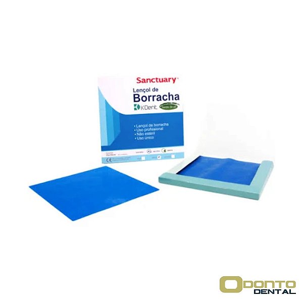 Lençol de Borracha Sanctuary 15x15cm - K-Dent