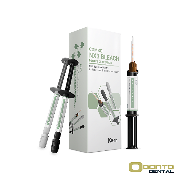 Combo Cimento Resinoso NX3 Bleach Dentes Clareados - Kerr