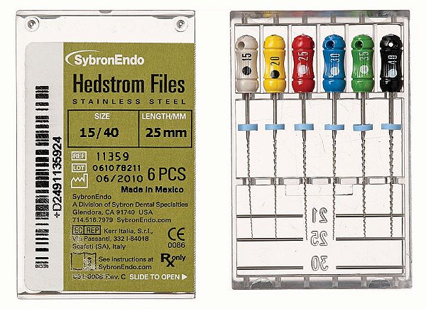 Lima Endodôntica Manual Hedstrom - SybronEndo