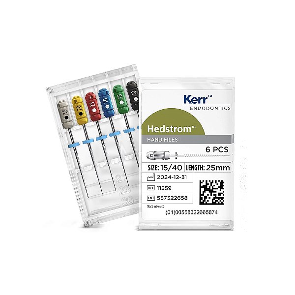 Lima Endodôntica Manual Hedstrom - Kerr