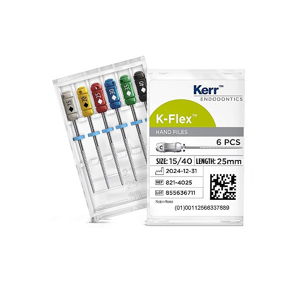 Lima Endodôntica Manual K-Flex - Kerr
