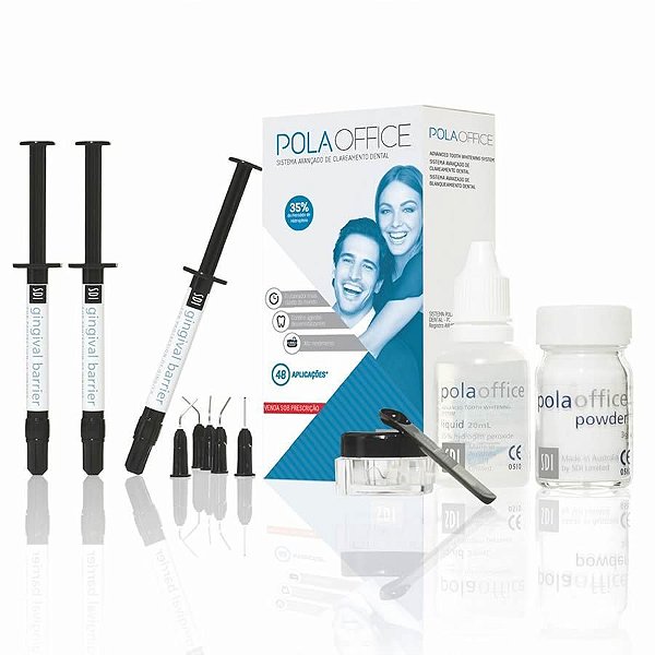 Clareador Dental Pola Office Bulk Azul 35% 48 aplicações - SDI