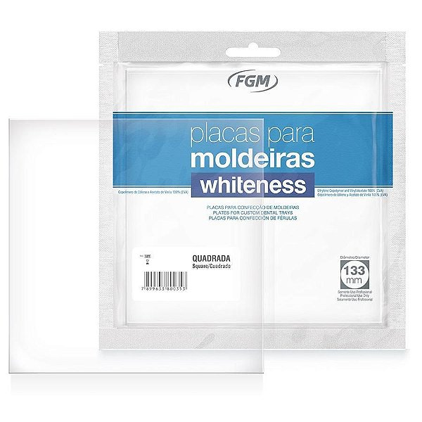 Placa para Moldeira de Clareamento Whiteness 2mm - FGM