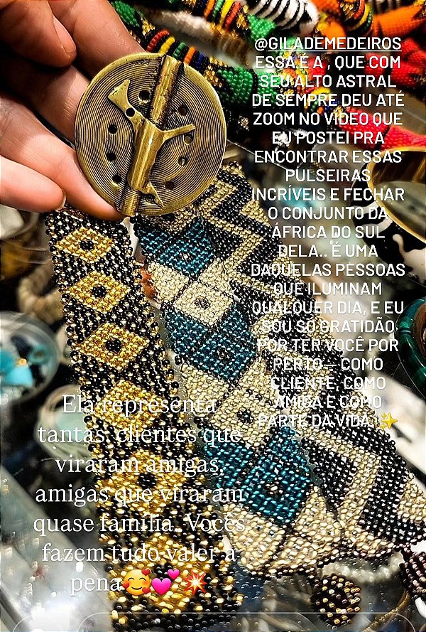 Pulseiras e Anel Gila