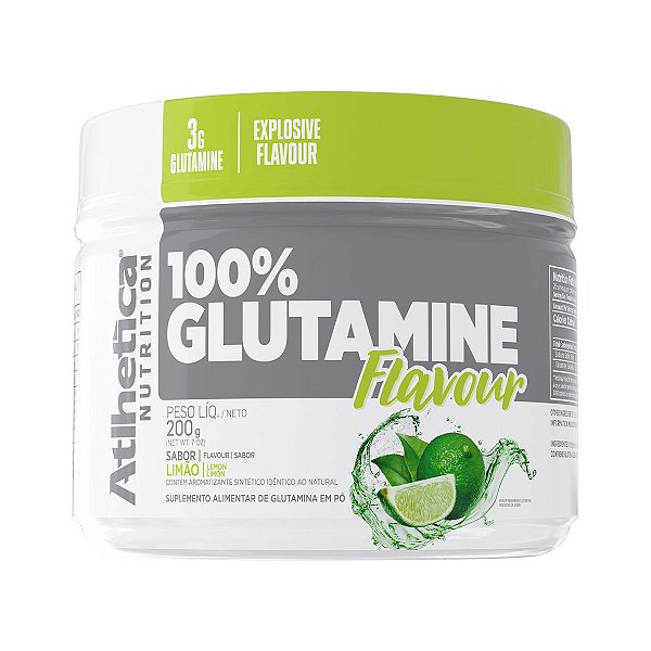 100% GLUTAMINE FLAVOUR - 200g - ATLHETICA NUTRITION