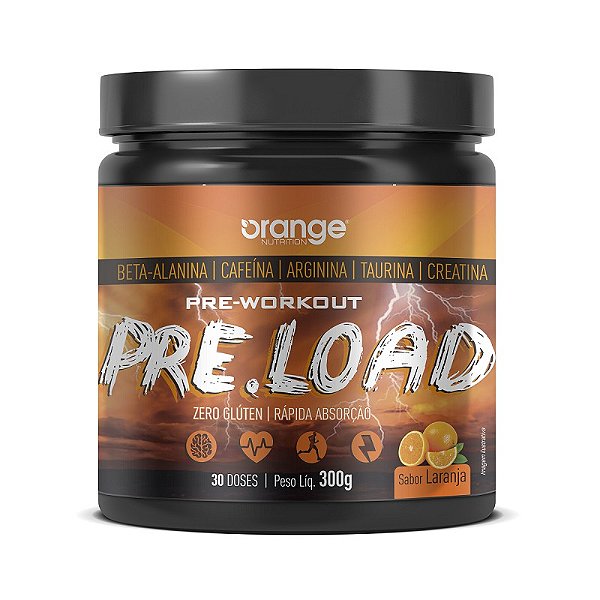 Pré Treino Pre-Load 300g - Orange Nutrition