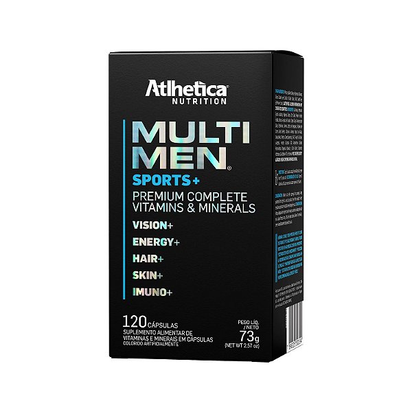 MULTI MEN SPORTS+ 120 CAPSULAS - ATLHETICA NUTRITION