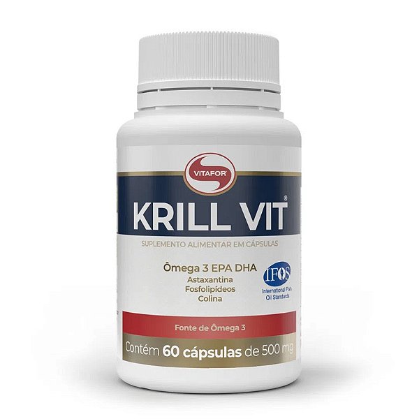 Krill Vit Óleo de Krill Em Cápsulas - Vitafor