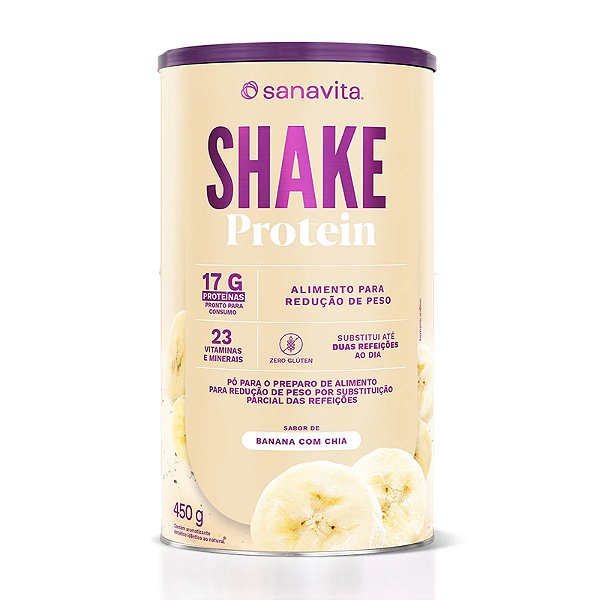 SHAKE PROTEIN - LATA 450G - SANAVITA