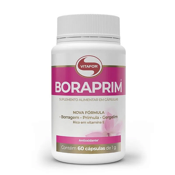 Boraprim (Borragem, Primula e Gergelim) 60 Caps - Vitafor