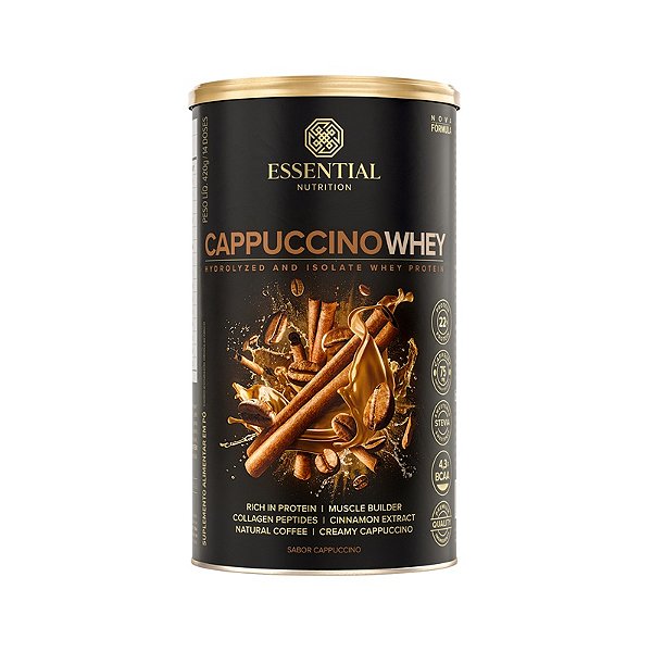 CAPPUCCINO WHEY - 448g - ESSENTIAL NUTRITION