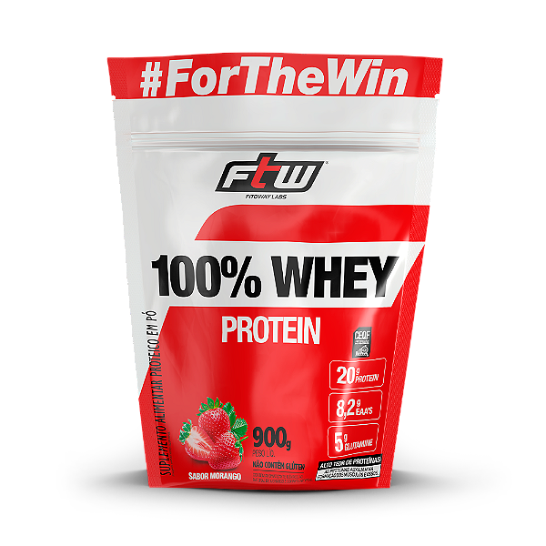 100% Whey Protein 900g Refi - FTW