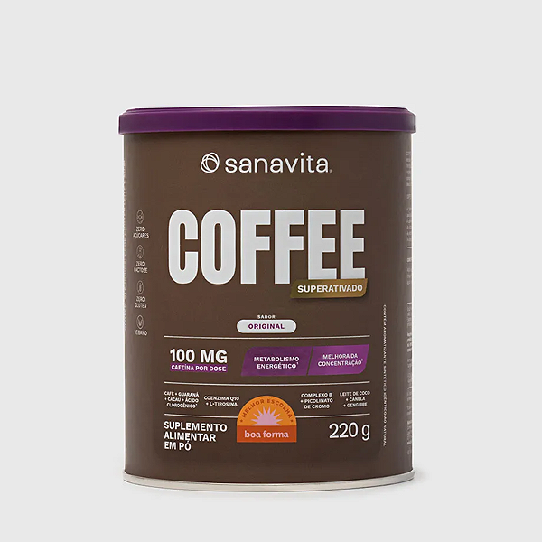 COFFEE SUPERATIVADO 220G - SANAVITA