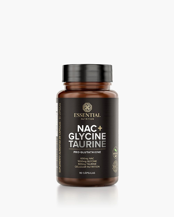 NAC + GLYCINE + TAURINE ESSENTIAL NUTRITION ( 90 CÁPSULAS)