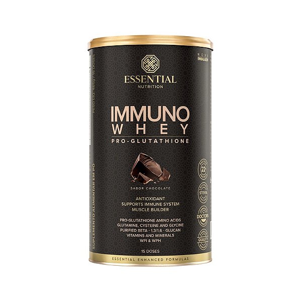 IMMUNO WHEY -465g - CHOCOLATE - 15 DOSES - ESSENTIAL NUTRITION
