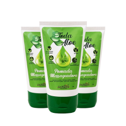 Pomada Massageadora TODA ALOE - Kit com 3 unidades