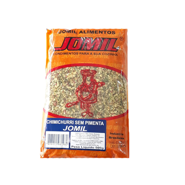 Tempero Chimichurri sem pimenta jomil 500 g