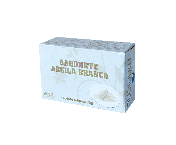Sabonete barra Argila branca 90 g