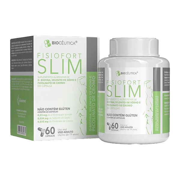 Suplementação Biocêutica Slim Emagrecedor  60 cápsulas